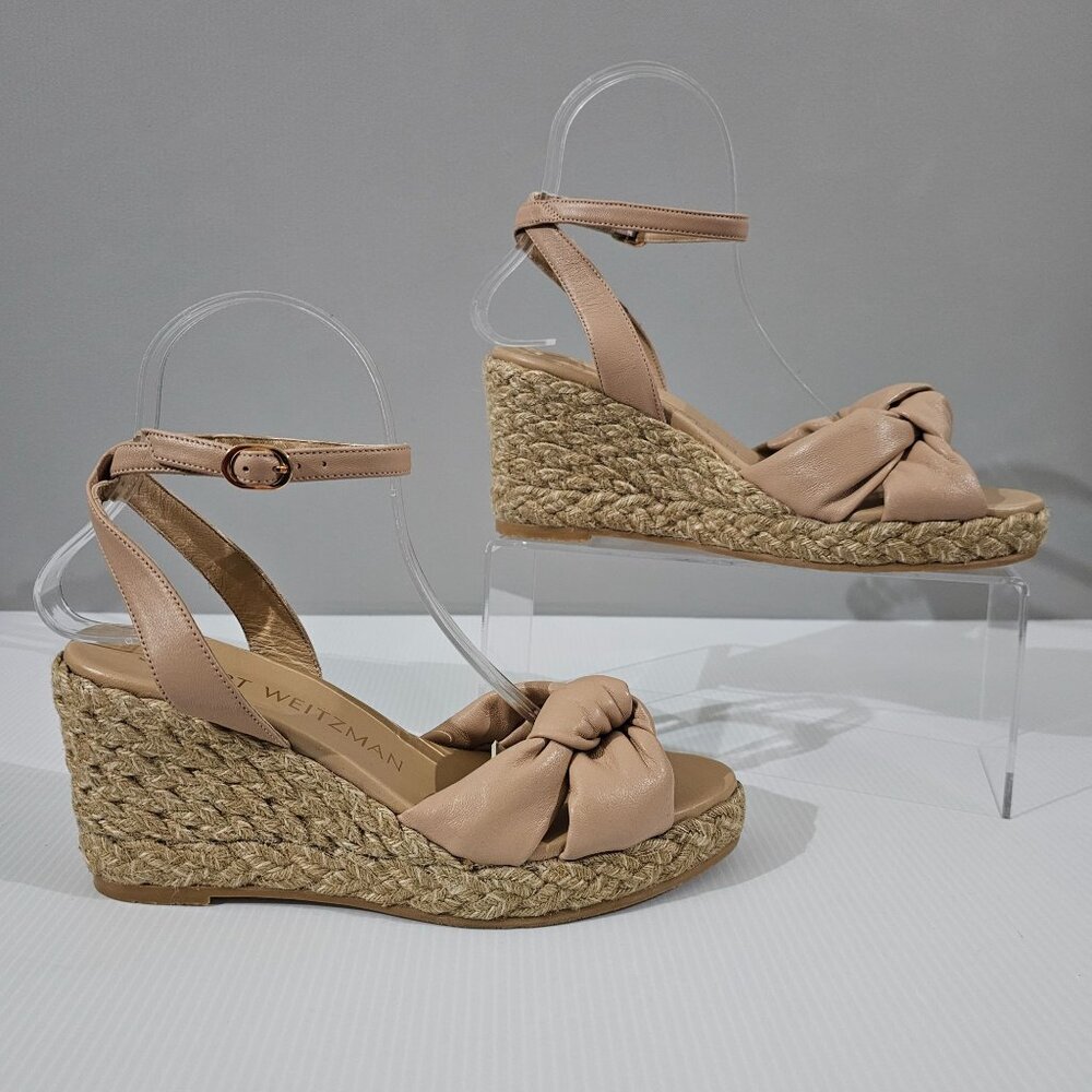 Stuart Weitzman Sofia Espadrille Wedge Sandal Ado… - image 3